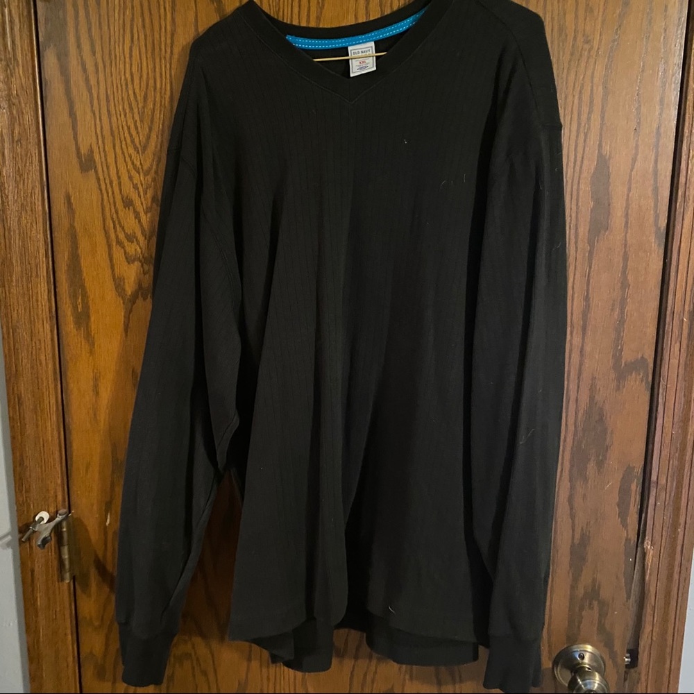 Mens black long sleeve shirt